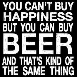 you cant buy happiness...